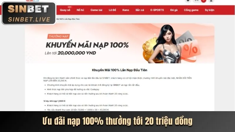 Chọn phương thức và nhập số tiền nạp vào f8betta2